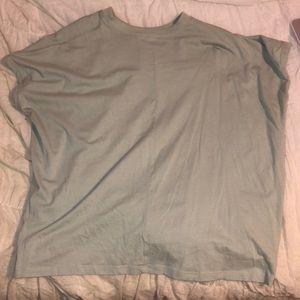 Light green short sleeve top